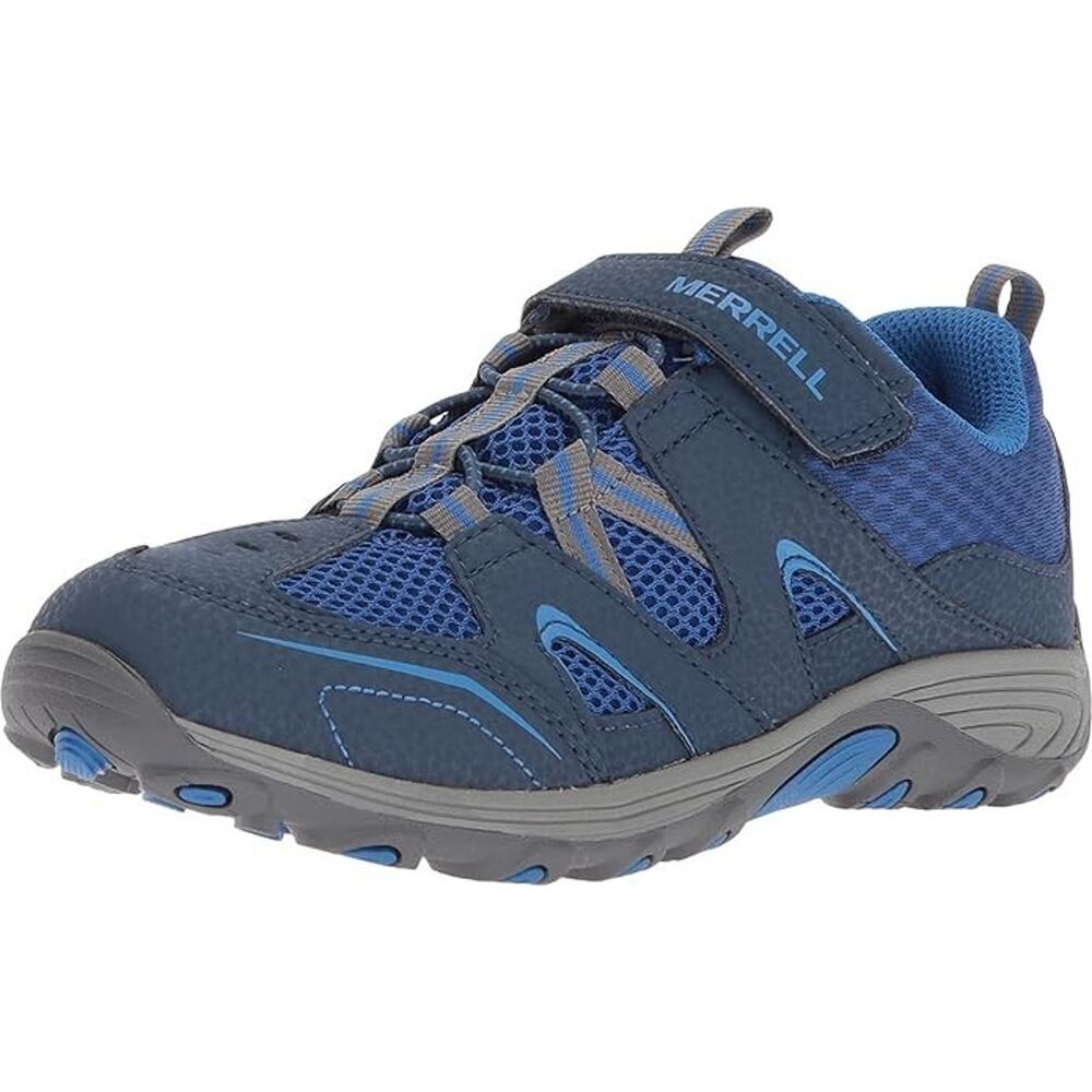 NEW Merrell Trail Chaser Unisex Big Kid Size 5.5M Youth Hiking Sneaker Navy/Blue